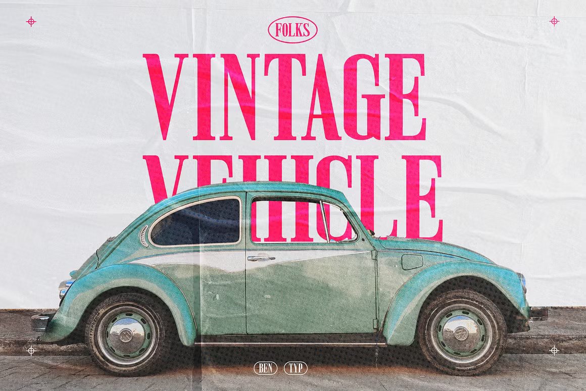 Postress - Condensed Serif 艺术海报标题广告牌杂志网站时尚衬线字体 设计素材 sucaiwan.com