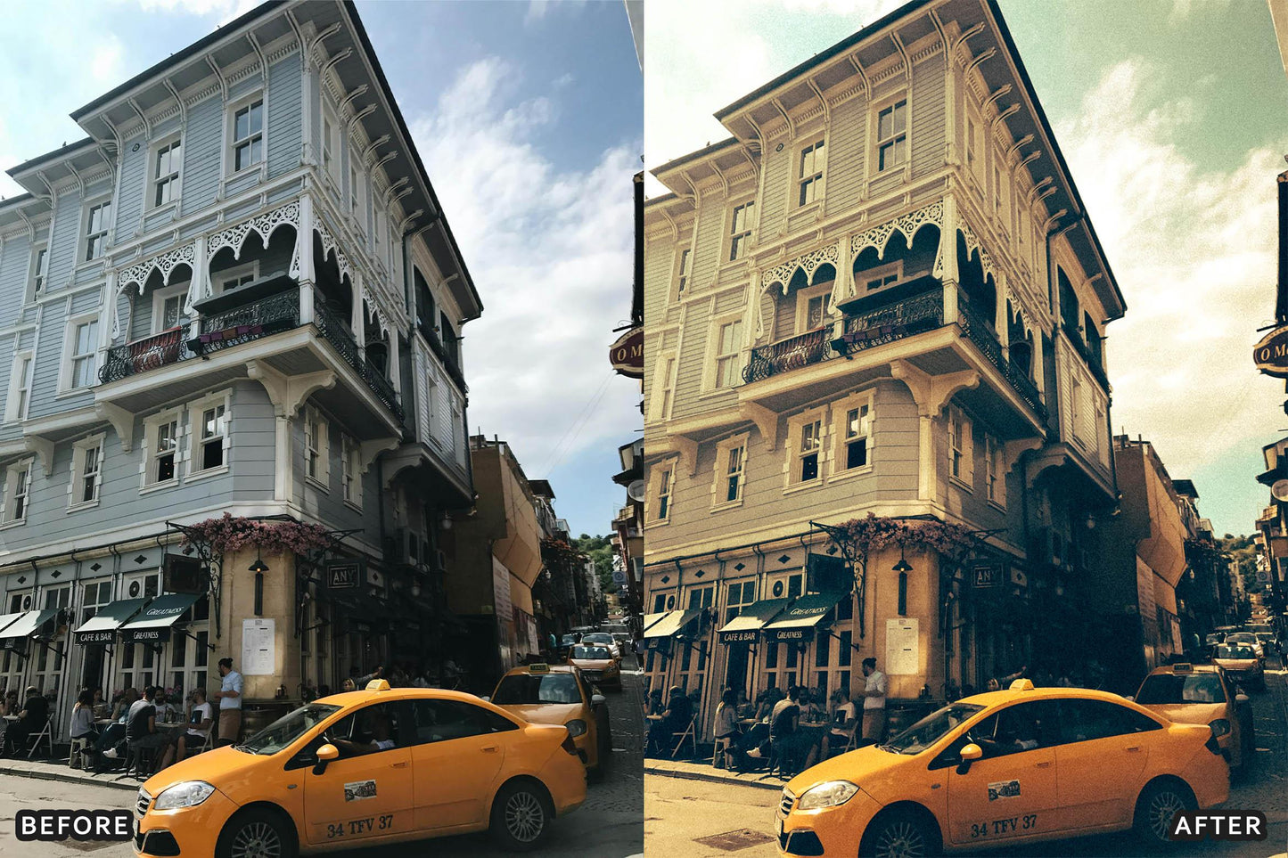 复古怀旧柯达胶片纹理模拟电影美学摄影照片调色Lightroom预设 Vintage Retro Kodak Film Look Lightroom Presets 插件预设 sucaiwan.com