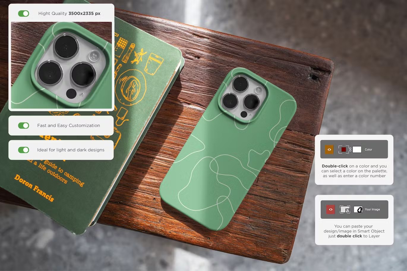 9款逼真手持苹果iPhone 14 Pro手机塑料壳设计展示效果图PSD样机模板素材 iPhone 14 Pro Case Mockups Band 2 , sucaiwan.com