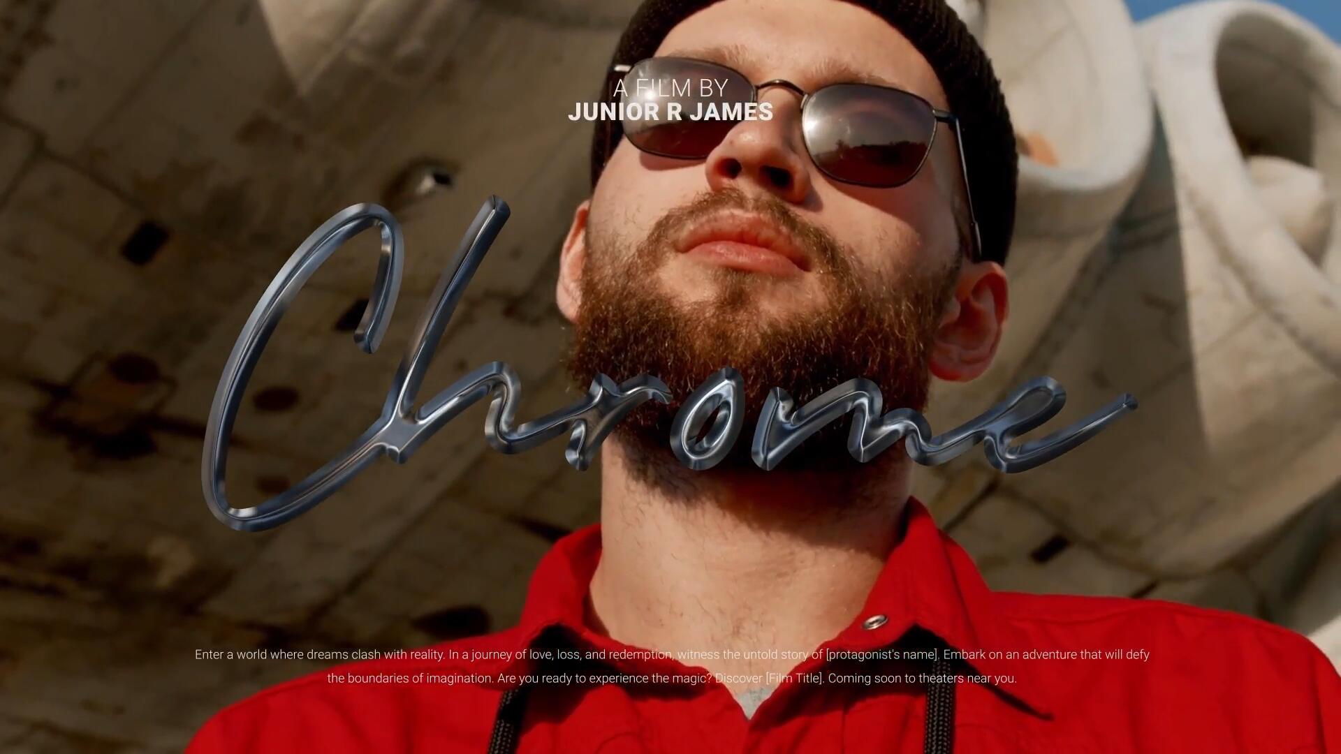 AE模板：10款复古酸性镀铬未来金属3D立体动态视频电影标题模板 , sucaiwan.com