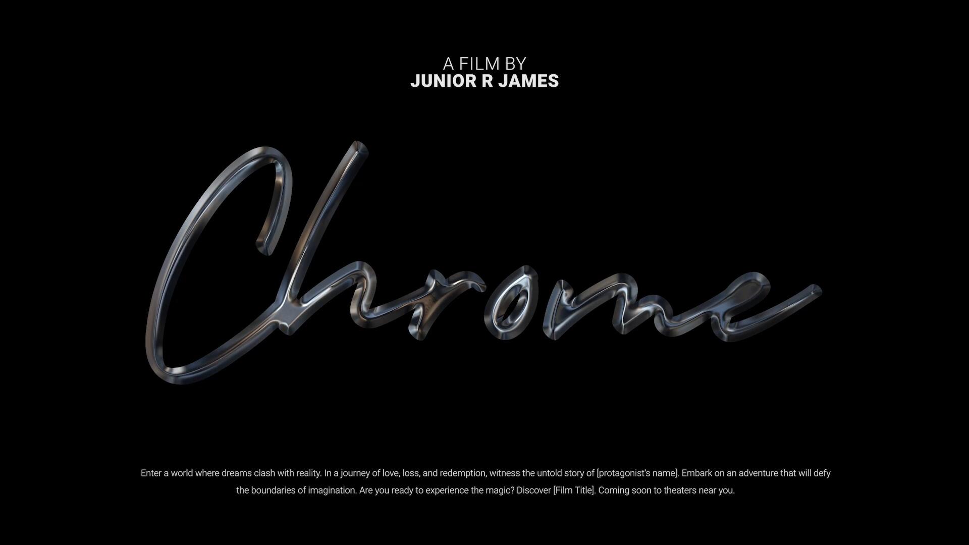 AE模板：10款复古酸性镀铬未来金属3D立体动态视频电影标题模板 , sucaiwan.com