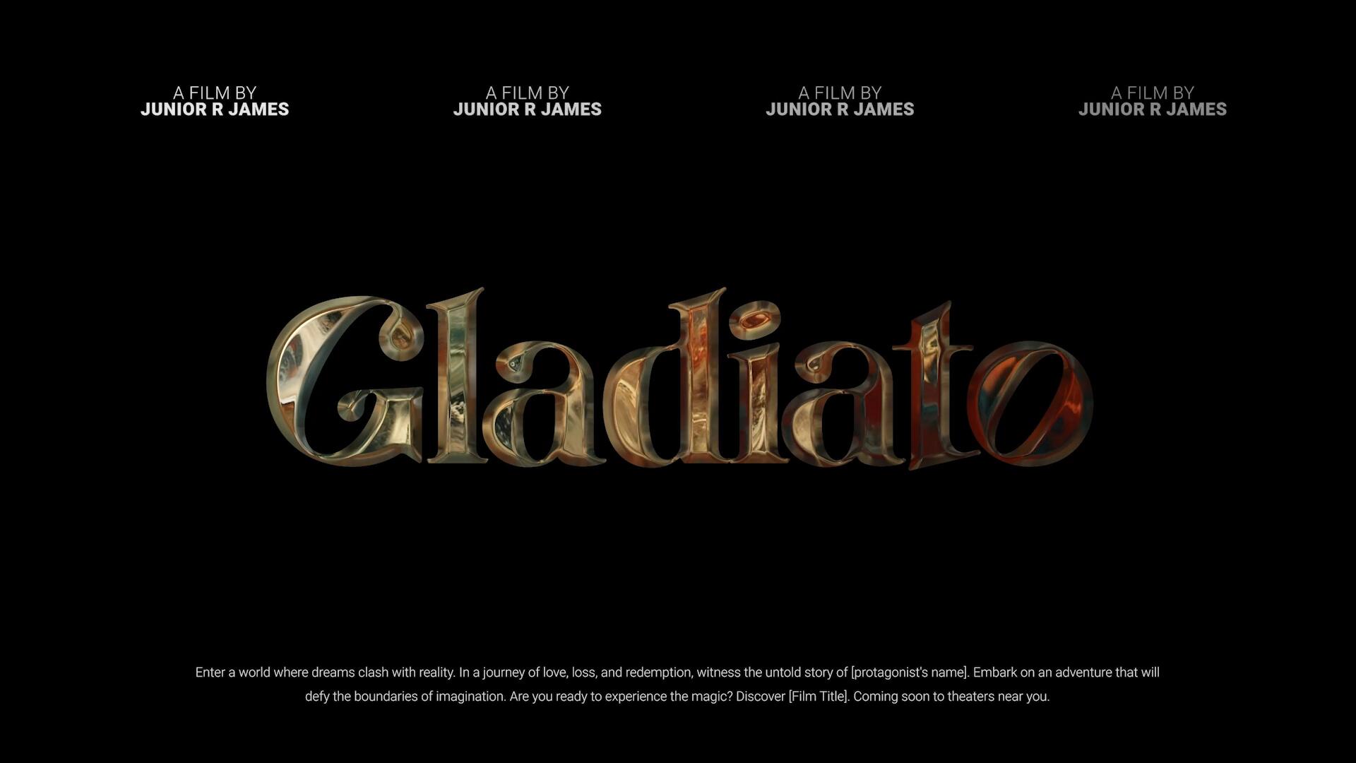 AE模板：10款复古酸性镀铬未来金属3D立体动态视频电影标题模板 , sucaiwan.com