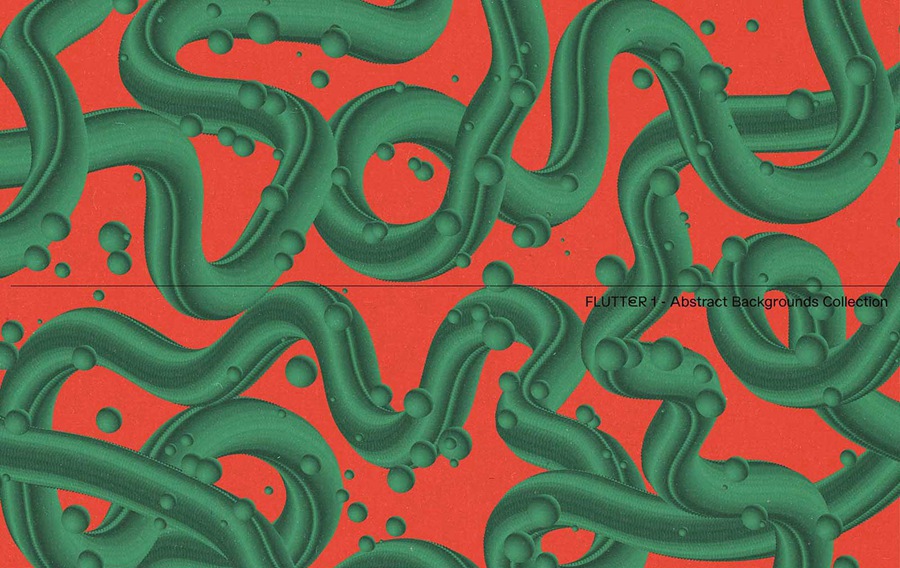 35款创意未来科幻活力古怪毛绒绒弯曲抽象艺术背景图片设计素材 Flutter 1 – 35 Quirky Backgrounds , sucaiwan.com