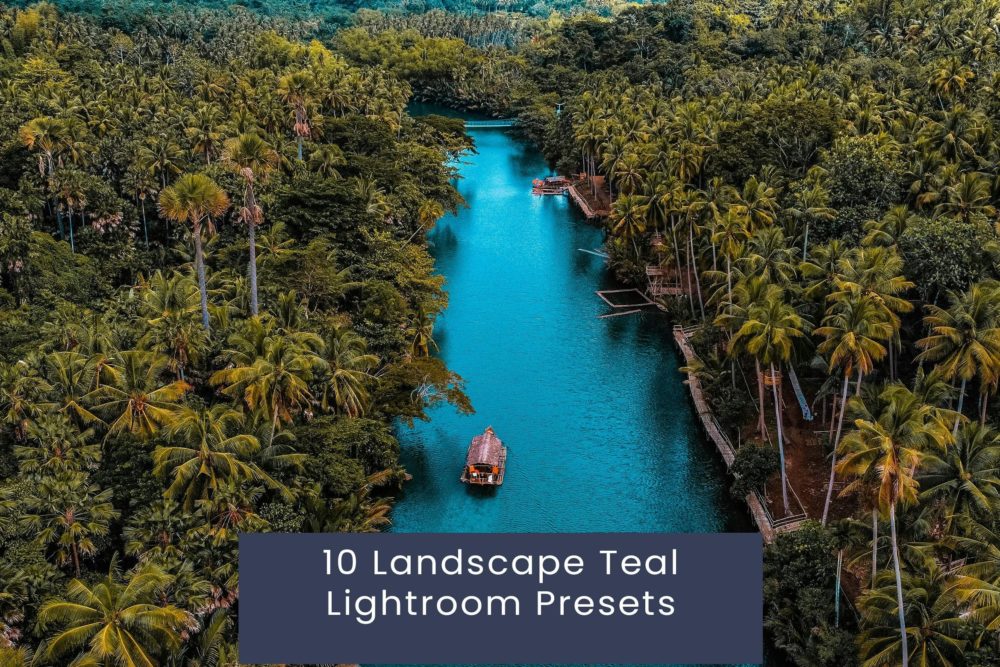 10组复古蓝绿色景观电影婚礼博主摄影照片调色Lightroom预设 10 Landscape Teal Lightroom Presets , sucaiwan.com