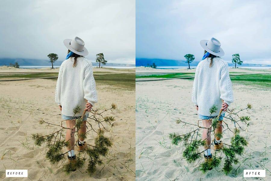 10组复古蓝绿色景观电影婚礼博主摄影照片调色Lightroom预设 10 Landscape Teal Lightroom Presets , sucaiwan.com