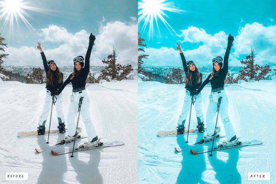 10组复古蓝绿色景观电影婚礼博主摄影照片调色Lightroom预设 10 Landscape Teal Lightroom Presets , sucaiwan.com