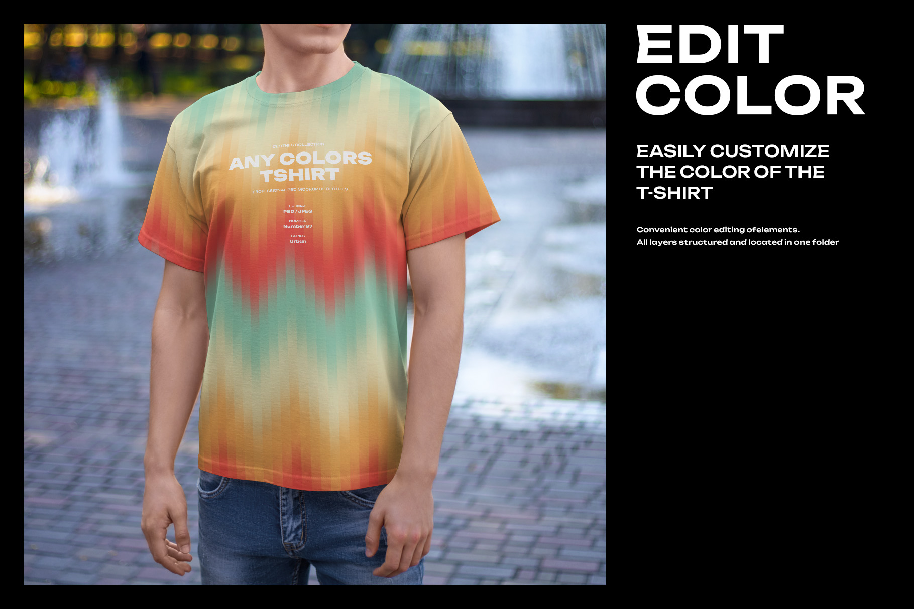 5款城市街头实拍男士T恤半袖印花图案设计展示效果图PSD样机模板 5 Mockups Man T-Shirt On The Street 样机素材 第1张-素材湾丨精选海外优质设计素材资源 5款城市街头实拍男士T恤半袖印花图案设计展示效果图PSD样机模板 5 Mockups Man T-Shirt On The Street 样机素材 sucaiwan.com