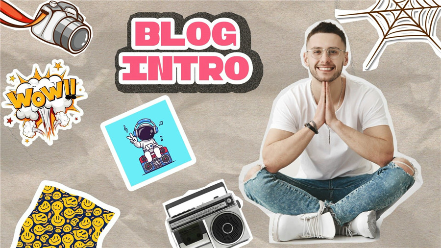 复古拼贴艺术手工剪纸冻结帧定格动画栏目包装片头展示AE模板 Motion-Mania YouTube Blog Intro 影视音频 第3张-素材湾丨精选海外优质设计素材资源 复古拼贴艺术手工剪纸冻结帧定格动画栏目包装片头展示AE模板 Motion-Mania YouTube Blog Intro 影视音频 sucaiwan.com