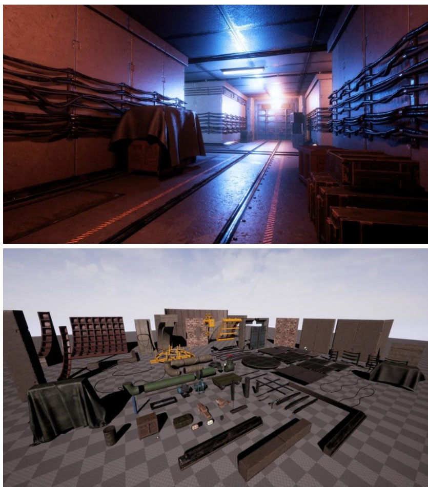 UE模型 虚拟引擎逼真地下避难所地保军事堡垒3D模型素材 , 第6张-素材湾丨精选海外优质设计素材资源 UE模型 虚拟引擎逼真地下避难所地保军事堡垒3D模型素材 , sucaiwan.com