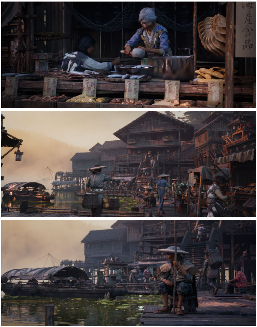 300+3D传统东方亚洲江南水乡渔村农村木屋建筑木筏木船食品包装市场人物Blender/FBX/OBJ模型组件设计套装BigMediumSmall – Water Village , 第3张-素材湾丨精选海外优质设计素材资源 300+3D传统东方亚洲江南水乡渔村农村木屋建筑木筏木船食品包装市场人物Blender/FBX/OBJ模型组件设计套装BigMediumSmall – Water Village , sucaiwan.com