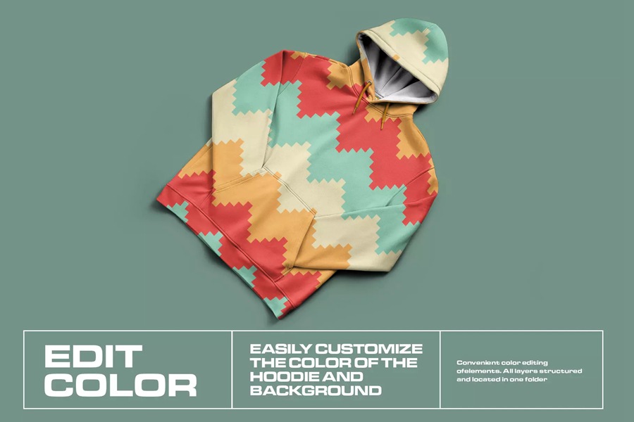 4款超大中性连衣帽卫衣LOGO印花图案设计PS展示效果图样机模板 4 Mockups Unisex Oversize Hoodie , 第3张-素材湾丨精选海外优质设计素材资源 4款超大中性连衣帽卫衣LOGO印花图案设计PS展示效果图样机模板 4 Mockups Unisex Oversize Hoodie , sucaiwan.com