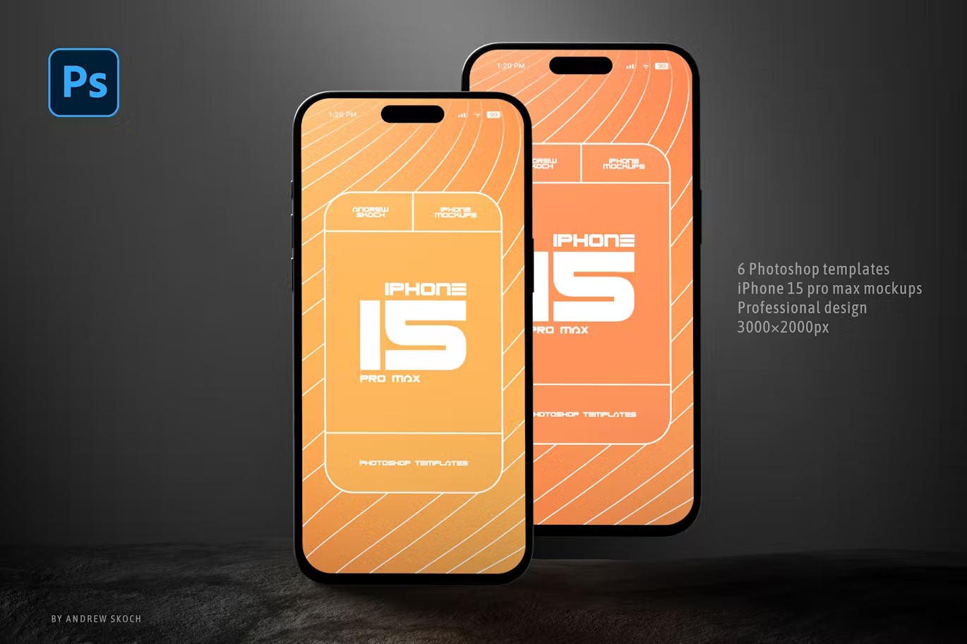 6款工业风黑色苹果iPhone 15 Pro屏幕演示效果图PS展示样机模板 6 iPhone 15 Pro Max Mockups , 第10张-素材湾丨精选海外优质设计素材资源 6款工业风黑色苹果iPhone 15 Pro屏幕演示效果图PS展示样机模板 6 iPhone 15 Pro Max Mockups , sucaiwan.com