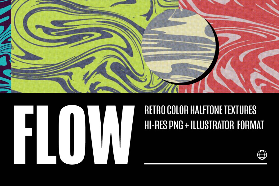 20款多彩复古半调风格流体液体油漆扭曲纹理PNG格式背景图片设计素材 Flow Retro Color Halftone Texture , 第1张-素材湾丨精选海外优质设计素材资源 20款多彩复古半调风格流体液体油漆扭曲纹理PNG格式背景图片设计素材 Flow Retro Color Halftone Texture , sucaiwan.com