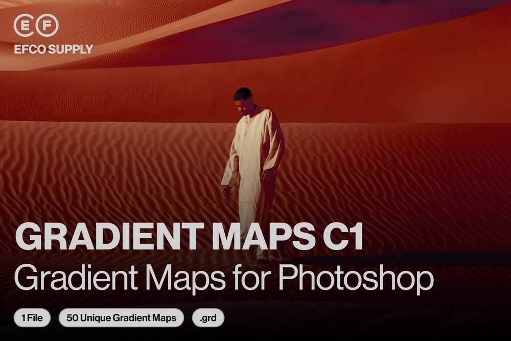 50款忧郁怀旧系列PS渐变预设文件套装GRADIENT MAPS COLLECTION 1 , sucaiwan.com