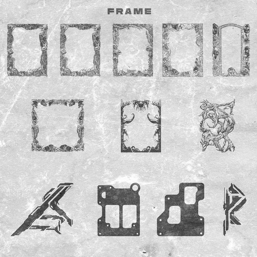 【可商用】375款复古街头涂鸦摇滚艺术手绘插画纹理边框logo徽标贴纸草稿PNG免扣设计元素套装 图片素材 第5张-素材湾丨精选海外优质设计素材资源 【可商用】375款复古街头涂鸦摇滚艺术手绘插画纹理边框logo徽标贴纸草稿PNG免扣设计元素套装 图片素材 sucaiwan.com