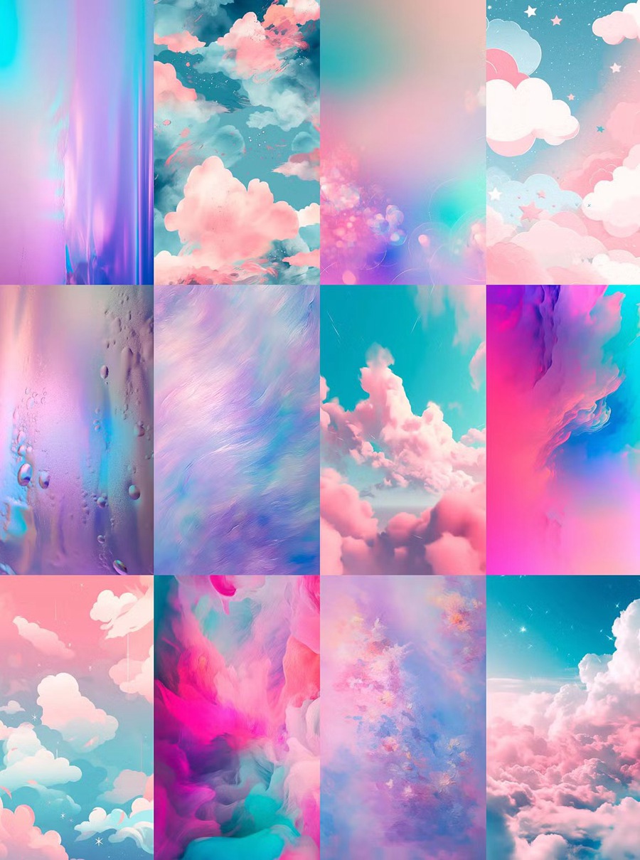 164款高质量潮流时尚玩乐活力俏皮Y2K芭比粉美学拼贴艺术怀旧动漫海报设计图形和梦幻背景 TWEENCORE 2000s AESTHETIC 图片素材 sucaiwan.com