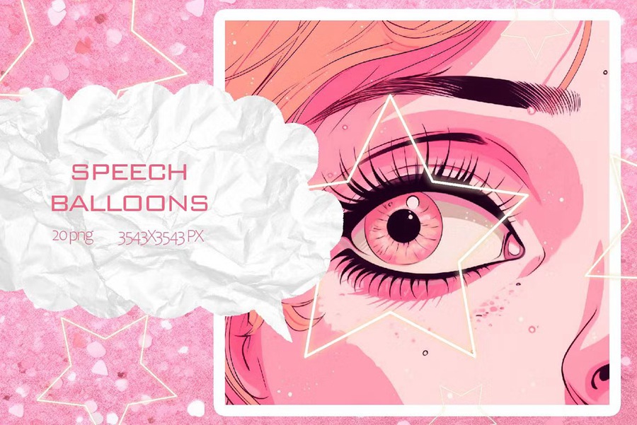 164款高质量潮流时尚玩乐活力俏皮Y2K芭比粉美学拼贴艺术怀旧动漫海报设计图形和梦幻背景 TWEENCORE 2000s AESTHETIC 图片素材 sucaiwan.com