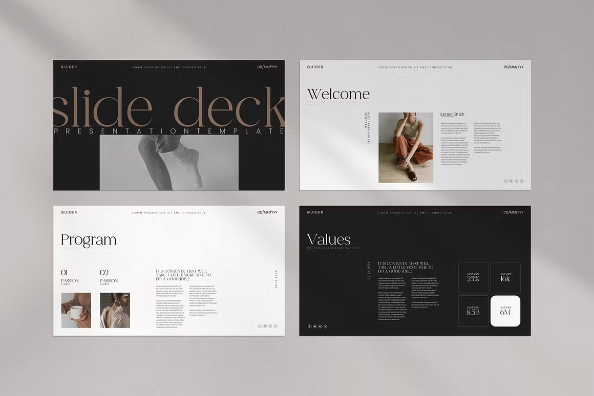 现代创意简约企业营销策划图文排版设计Keynote+ppt模版 Slide Deck Presentation Template , 第5张-素材湾丨精选海外优质设计素材资源 现代创意简约企业营销策划图文排版设计Keynote+ppt模版 Slide Deck Presentation Template , sucaiwan.com