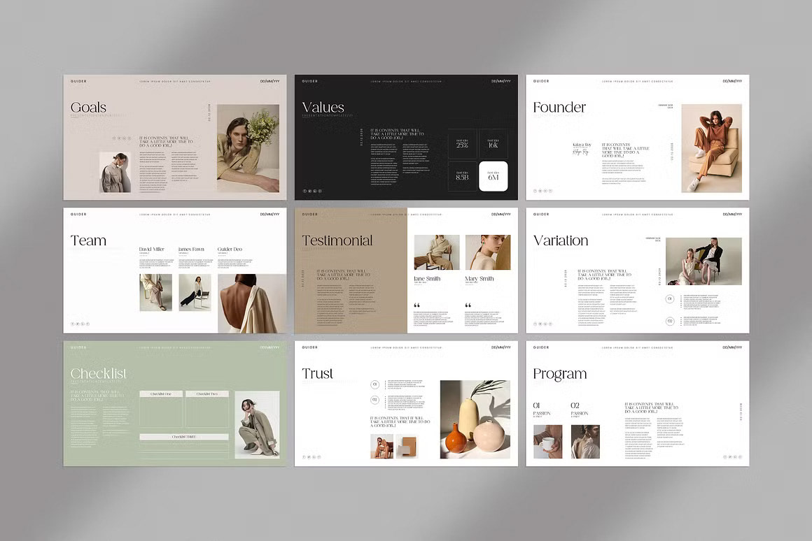现代创意简约企业营销策划图文排版设计Keynote+ppt模版 Slide Deck Presentation Template , 第7张-素材湾丨精选海外优质设计素材资源 现代创意简约企业营销策划图文排版设计Keynote+ppt模版 Slide Deck Presentation Template , sucaiwan.com