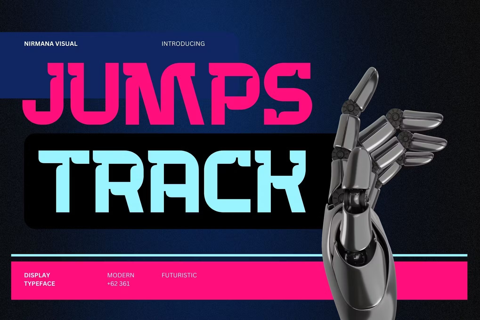 未来科幻现代机能科技品牌海报徽标设计装饰英文字体安装包 Jumps Track Font 设计素材 sucaiwan.com