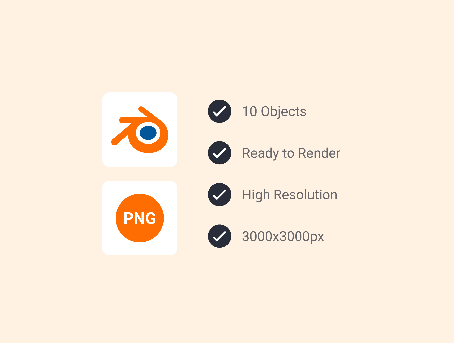 10款卡通趣味饮料美食汉堡3D插画图标Icons设计素材包 Food and Drink 3D Icon Pack , sucaiwan.com