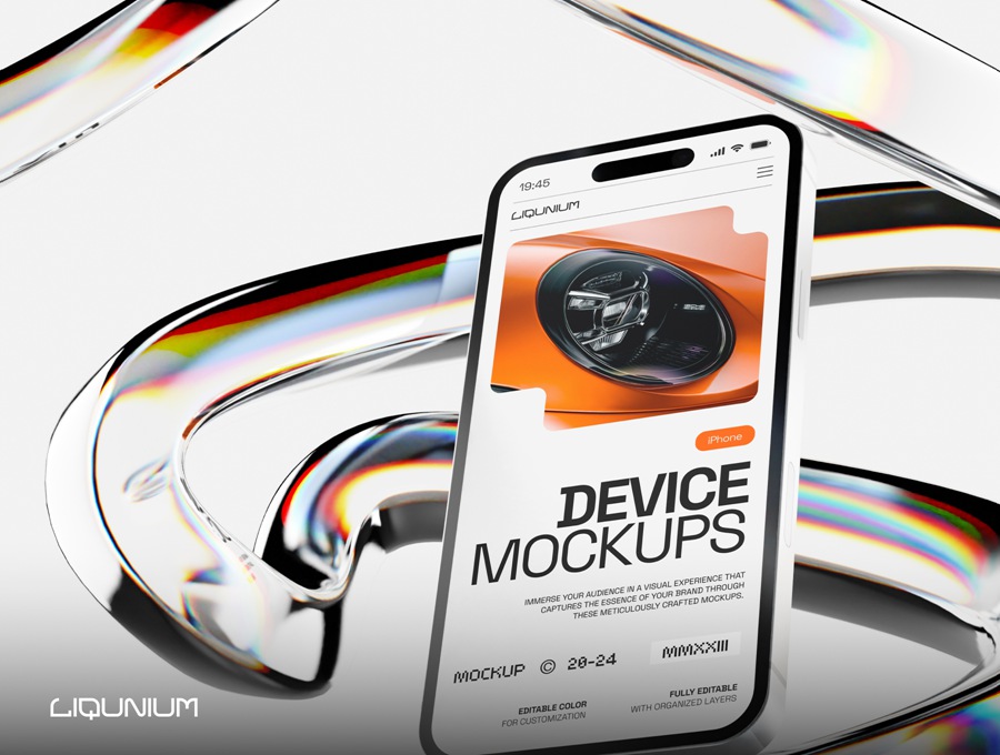 9款现代艺术玻璃折射背景MacBook笔记本电脑iPhone手机iPad平板UI屏幕界面设计作品集展示PSD样机Liqunium – Device Mockups , 第6张-素材湾丨精选海外优质设计素材资源 9款现代艺术玻璃折射背景MacBook笔记本电脑iPhone手机iPad平板UI屏幕界面设计作品集展示PSD样机Liqunium – Device Mockups , sucaiwan.com