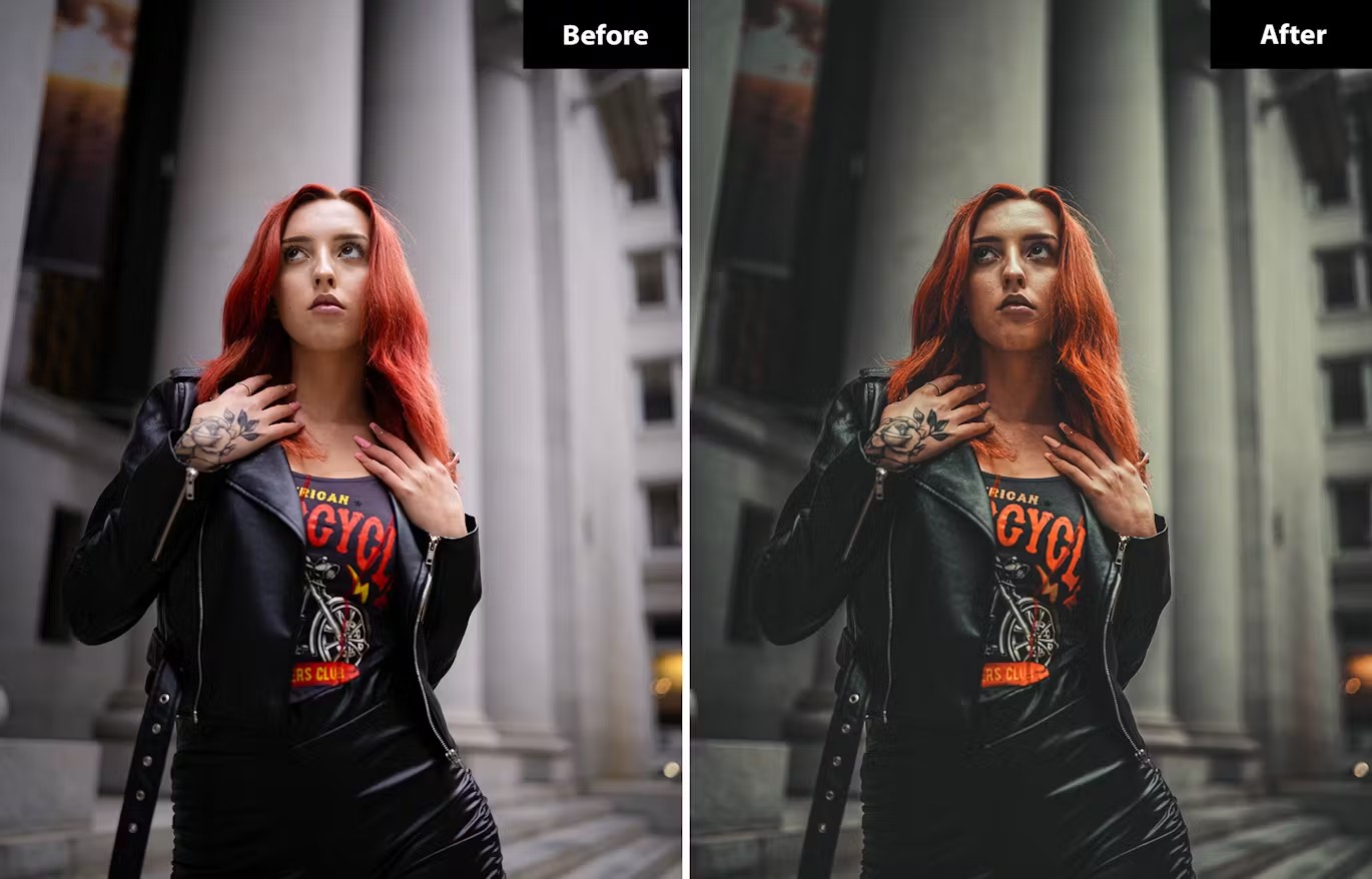 LR/PS预设-时尚街拍电影人像Lightroom预设 Dark shoot Lightroom Presets 插件预设 sucaiwan.com