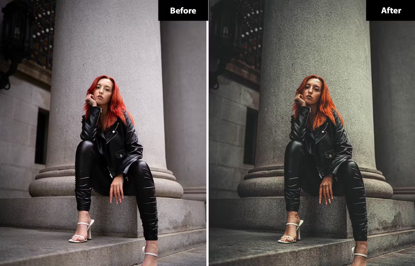 LR/PS预设-时尚街拍电影人像Lightroom预设 Dark shoot Lightroom Presets 插件预设 sucaiwan.com