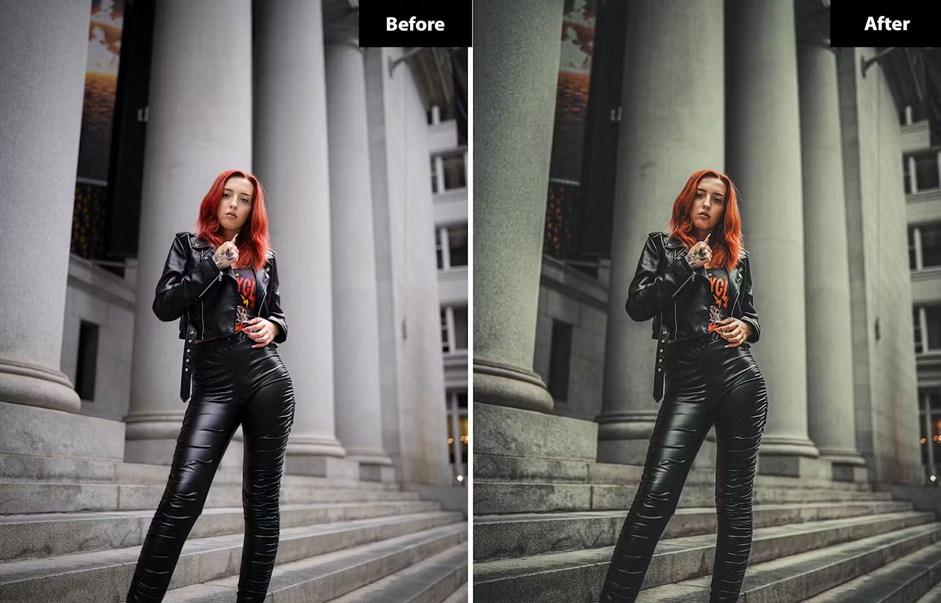 LR/PS预设-时尚街拍电影人像Lightroom预设 Dark shoot Lightroom Presets 插件预设 sucaiwan.com