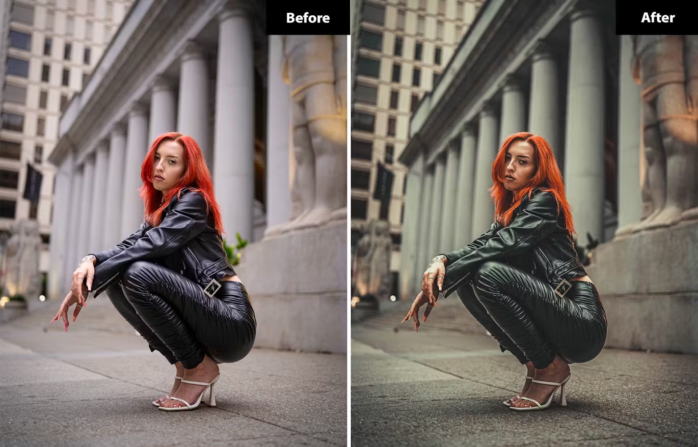 LR/PS预设-时尚街拍电影人像Lightroom预设 Dark shoot Lightroom Presets 插件预设 sucaiwan.com