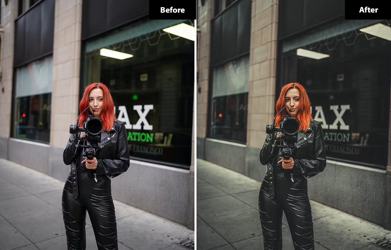 LR/PS预设-时尚街拍电影人像Lightroom预设 Dark shoot Lightroom Presets 插件预设 sucaiwan.com