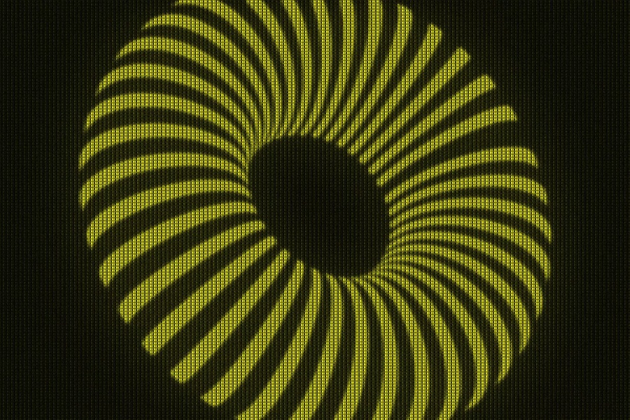 复古CRT特效游戏像素半调PSD后期特效样机CRT Screen Text Effect 样机素材 sucaiwan.com