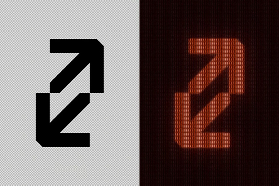 复古CRT特效游戏像素半调PSD后期特效样机CRT Screen Text Effect 样机素材 sucaiwan.com