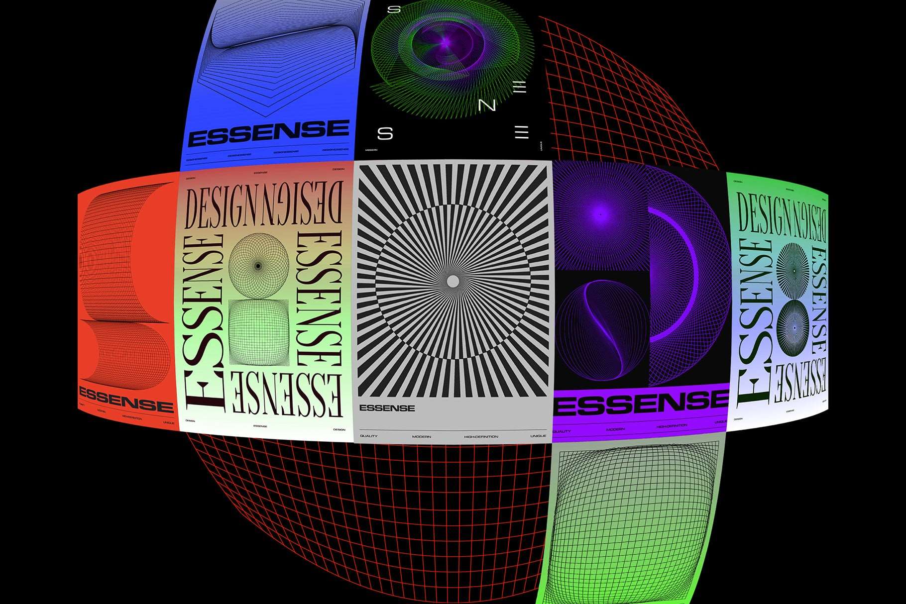 120款科技科幻未来抽象超现实主义三维螺旋旋涡网格几何图形AI矢量插画背景设计套装120 Geometric Vectors 图片素材 第3张-素材湾丨精选海外优质设计素材资源 120款科技科幻未来抽象超现实主义三维螺旋旋涡网格几何图形AI矢量插画背景设计套装120 Geometric Vectors 图片素材 sucaiwan.com
