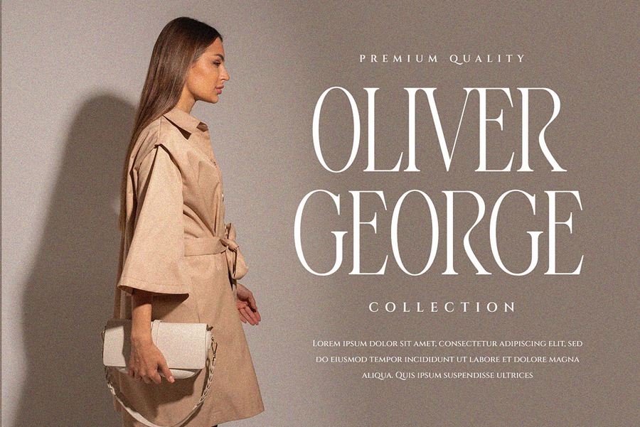 高质量现代优雅女性婚礼杂志海报排版设计英文字体素材 Darina Elegant Serif font 设计素材 sucaiwan.com