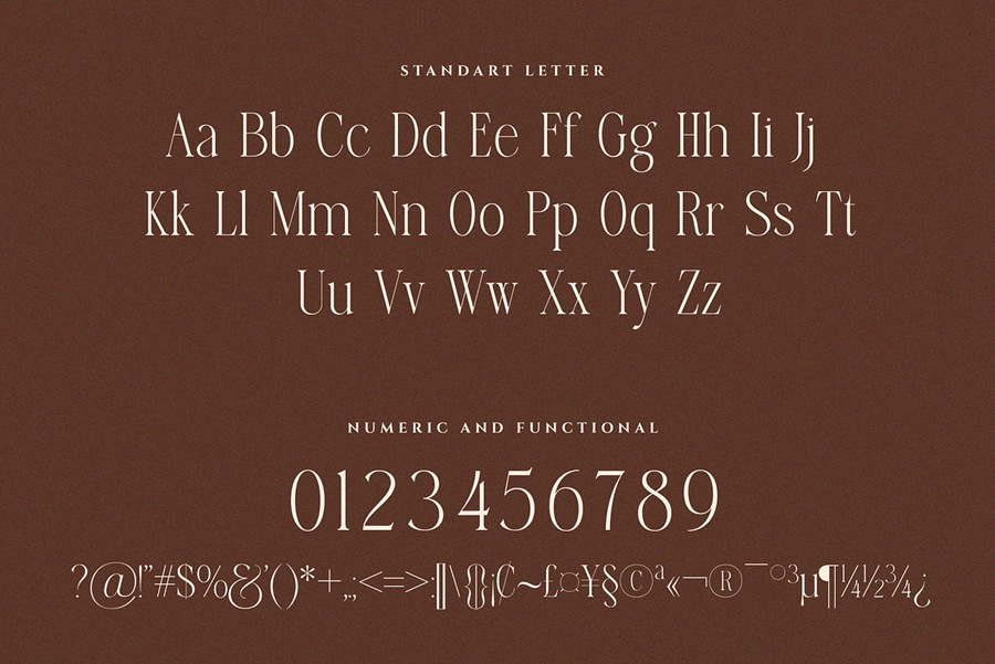 高质量现代优雅女性婚礼杂志海报排版设计英文字体素材 Darina Elegant Serif font 设计素材 sucaiwan.com