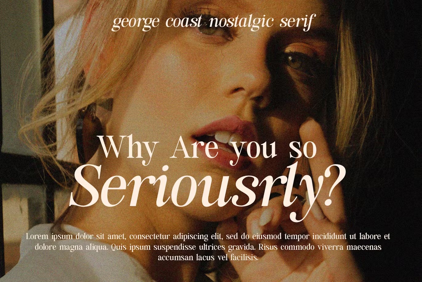 复古怀旧优雅女性婚礼杂志海报排版设计衬线英文字体素材 George Coast Nostalgic Font 设计素材 第8张-素材湾丨精选海外优质设计素材资源 复古怀旧优雅女性婚礼杂志海报排版设计衬线英文字体素材 George Coast Nostalgic Font 设计素材 sucaiwan.com