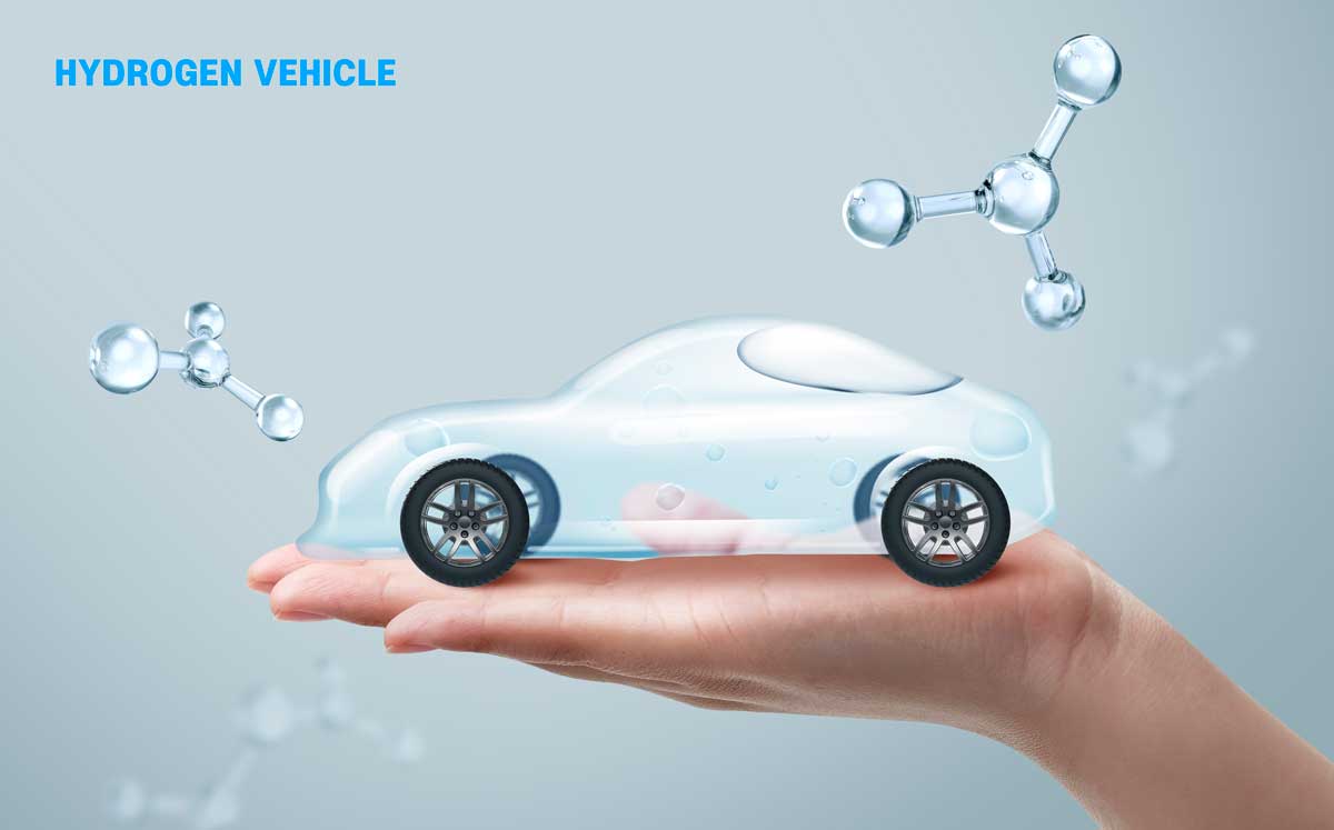 12款创意氢气新能源汽车电车主视觉KV海报设计PS分层源文件模板 Hydrogen new energy vehicle poster , sucaiwan.com