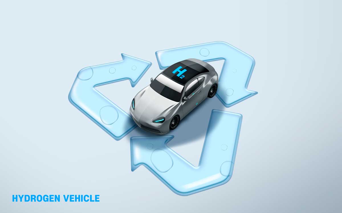 12款创意氢气新能源汽车电车主视觉KV海报设计PS分层源文件模板 Hydrogen new energy vehicle poster , sucaiwan.com