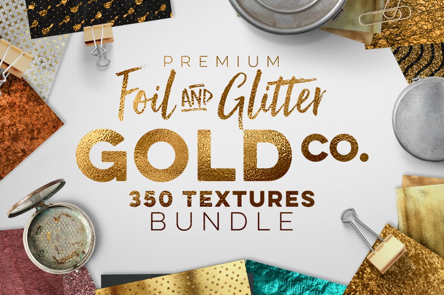 图片素材-350+高清黄金和金属质感背景纹理素材合集 350 Gold and Metallic Textures Bundle , sucaiwan.com