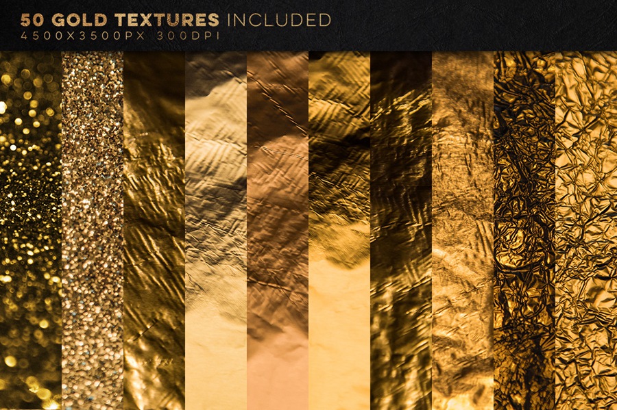 图片素材-350+高清黄金和金属质感背景纹理素材合集 350 Gold and Metallic Textures Bundle , sucaiwan.com