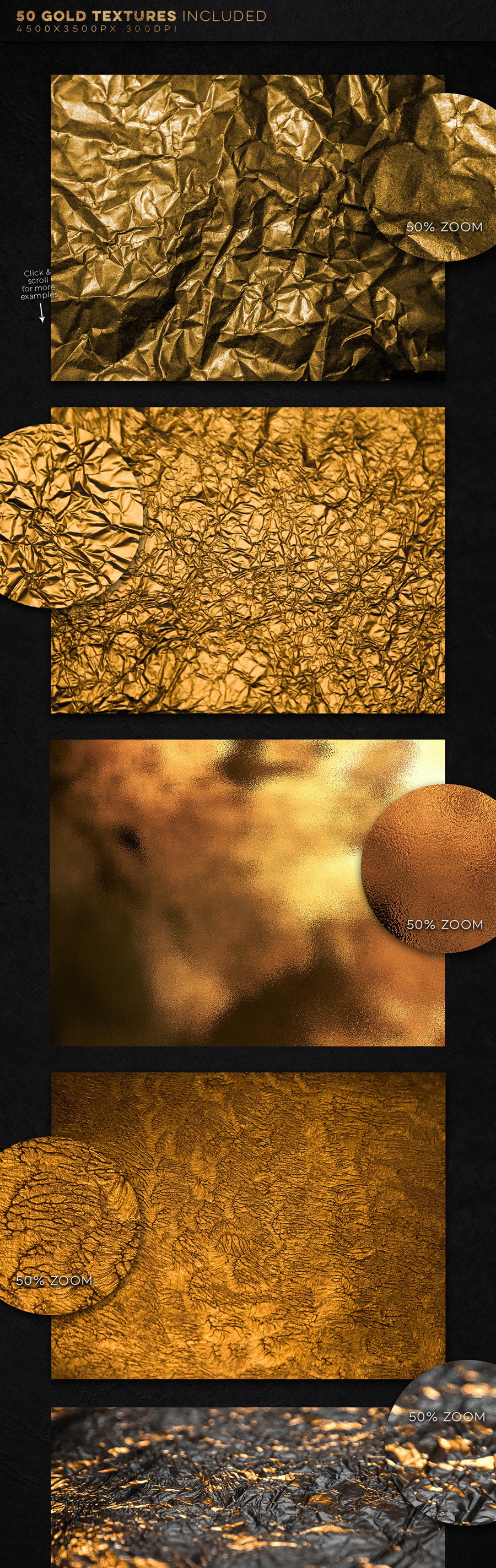图片素材-350+高清黄金和金属质感背景纹理素材合集 350 Gold and Metallic Textures Bundle , sucaiwan.com