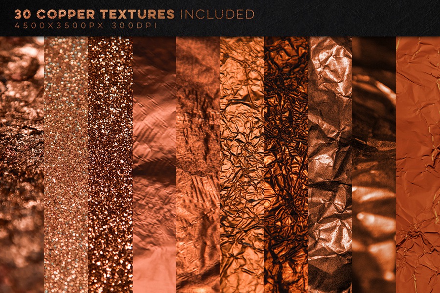 图片素材-350+高清黄金和金属质感背景纹理素材合集 350 Gold and Metallic Textures Bundle , sucaiwan.com