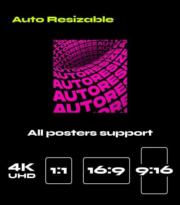 AE脚本-410种创意时尚海报封面抽象文字排版设计循环动画Seamless Loop Kinetic Posters v15.4（AtomX 3.0.8） , sucaiwan.com