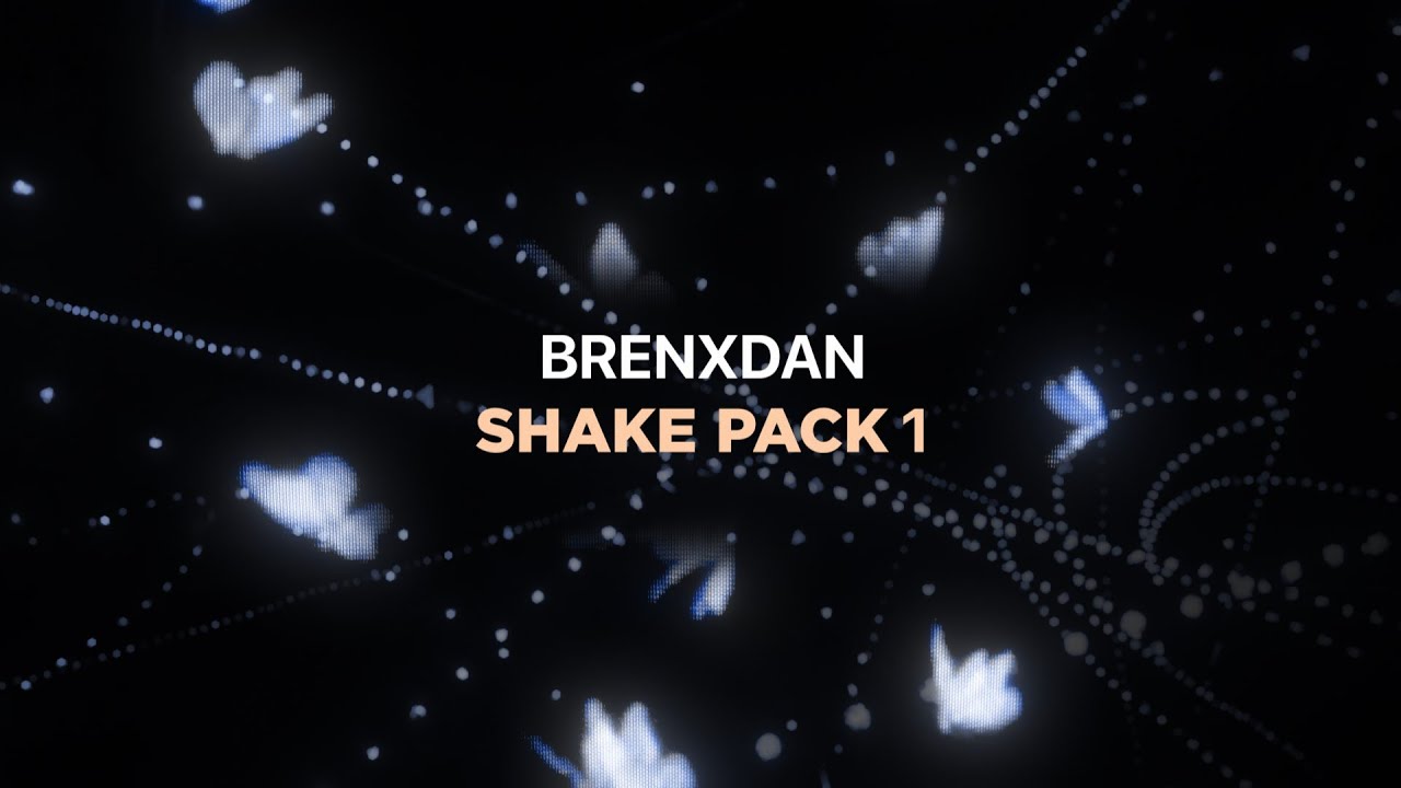 震动摇晃晃动摇动效果动漫剪辑合成AE项目文件预设套装 Brenxdan Shake Pack 1 , sucaiwan.com