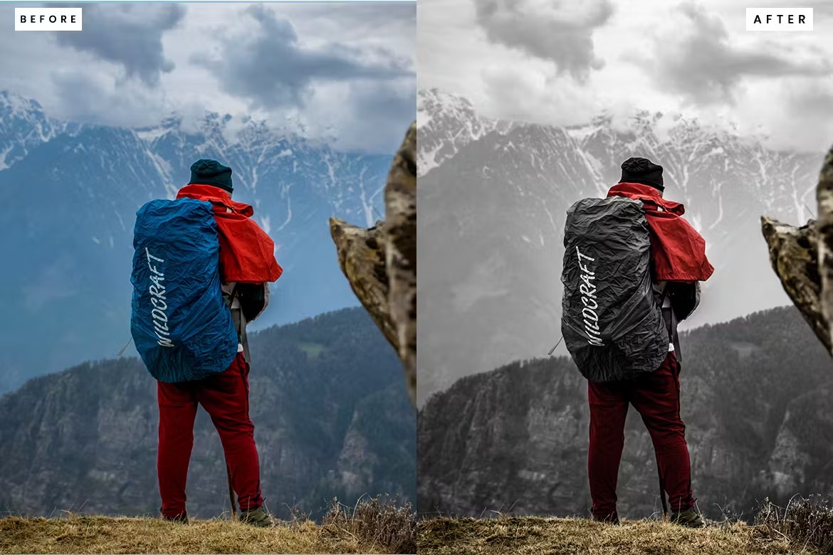 喜怒无常黑暗穆迪旅拍摄影后期调色Lightroom预设 Dark Moody Lightroom Presets , sucaiwan.com