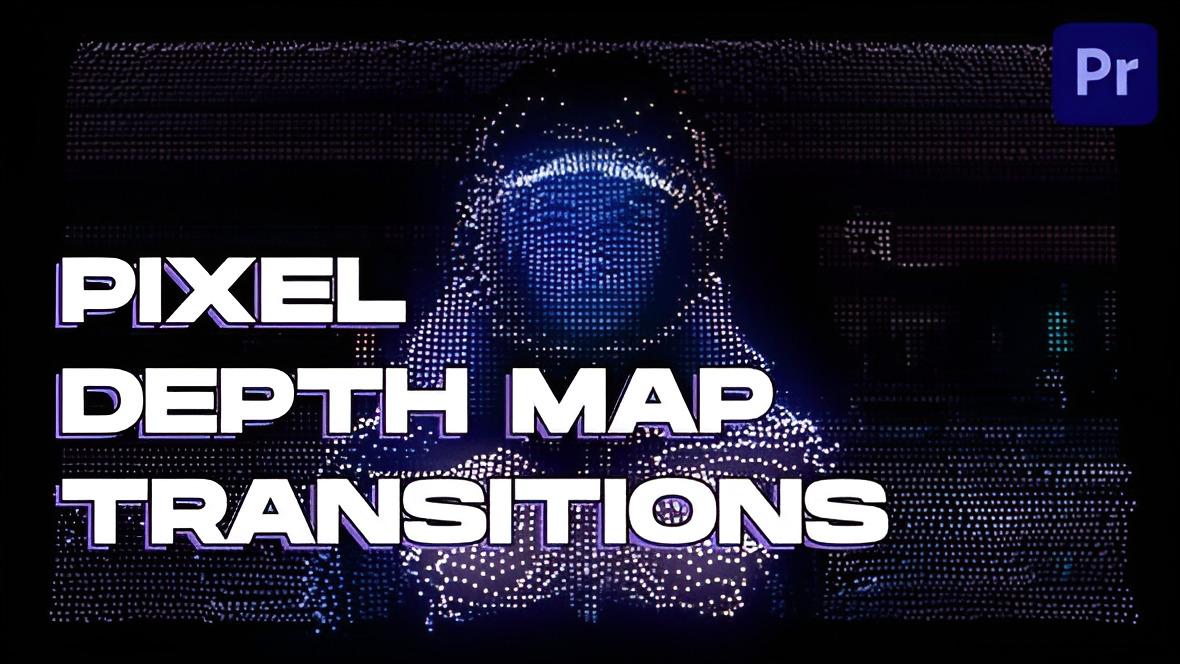 PR转场模板-24个像素深度图过渡3D迷幻效果素材 Pixel Depth Map Transitions | Premiere Pro , sucaiwan.com