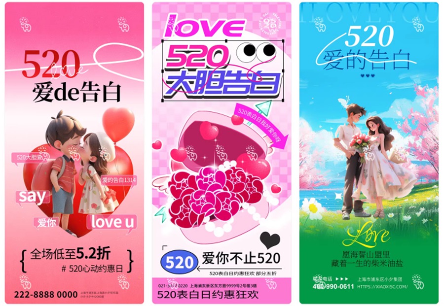 206套 520恋爱爱情节日情人节庆海报模板PSD源文件设计素材 , 第40张-素材湾丨精选海外优质设计素材资源 206套 520恋爱爱情节日情人节庆海报模板PSD源文件设计素材 , sucaiwan.com