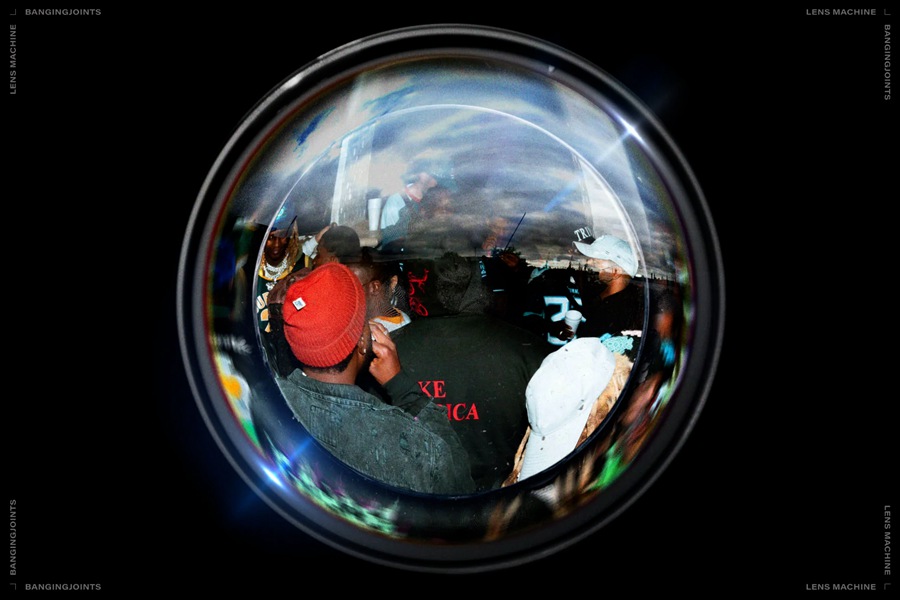 时尚鱼眼效果广角相机扭曲视角照片Photoshop模板 Spying Glass - Fisheye Photoshop Effect 设计素材 sucaiwan.com