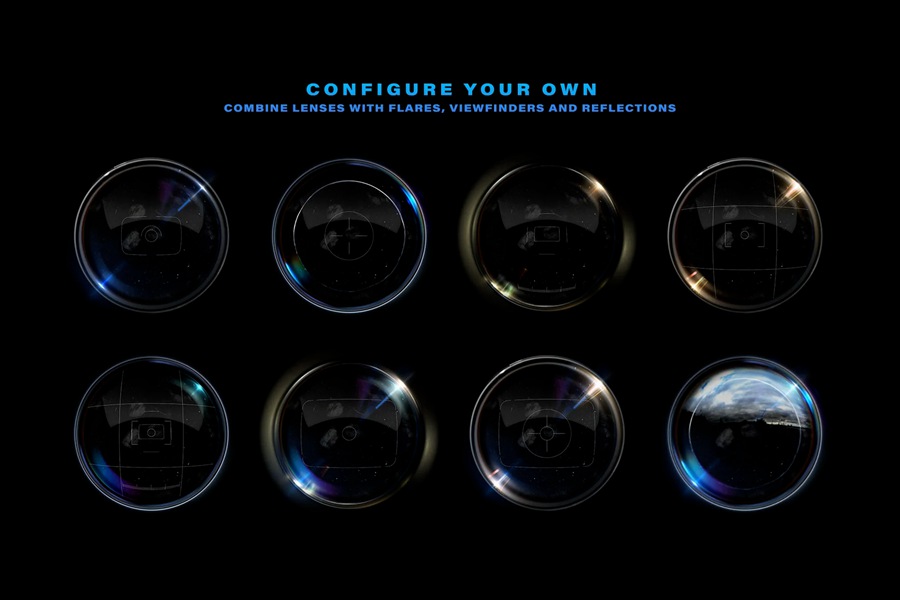 时尚鱼眼效果广角相机扭曲视角照片Photoshop模板 Spying Glass - Fisheye Photoshop Effect 设计素材 sucaiwan.com